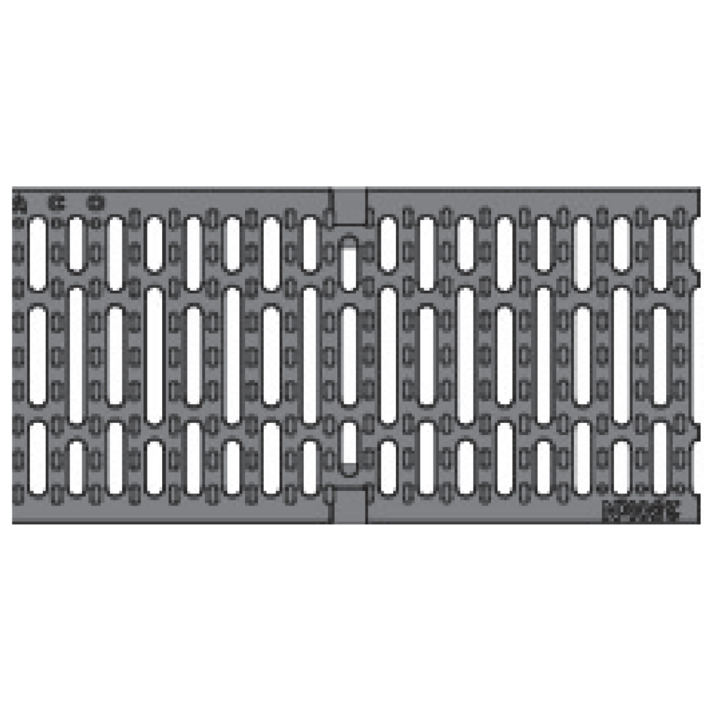 Rejilla KlassikDrain DrainLok™ K200 Tipo 660D Hierro dúctil ranurado de 1 metro de longitud por Grupo RIVEND Mexico 2