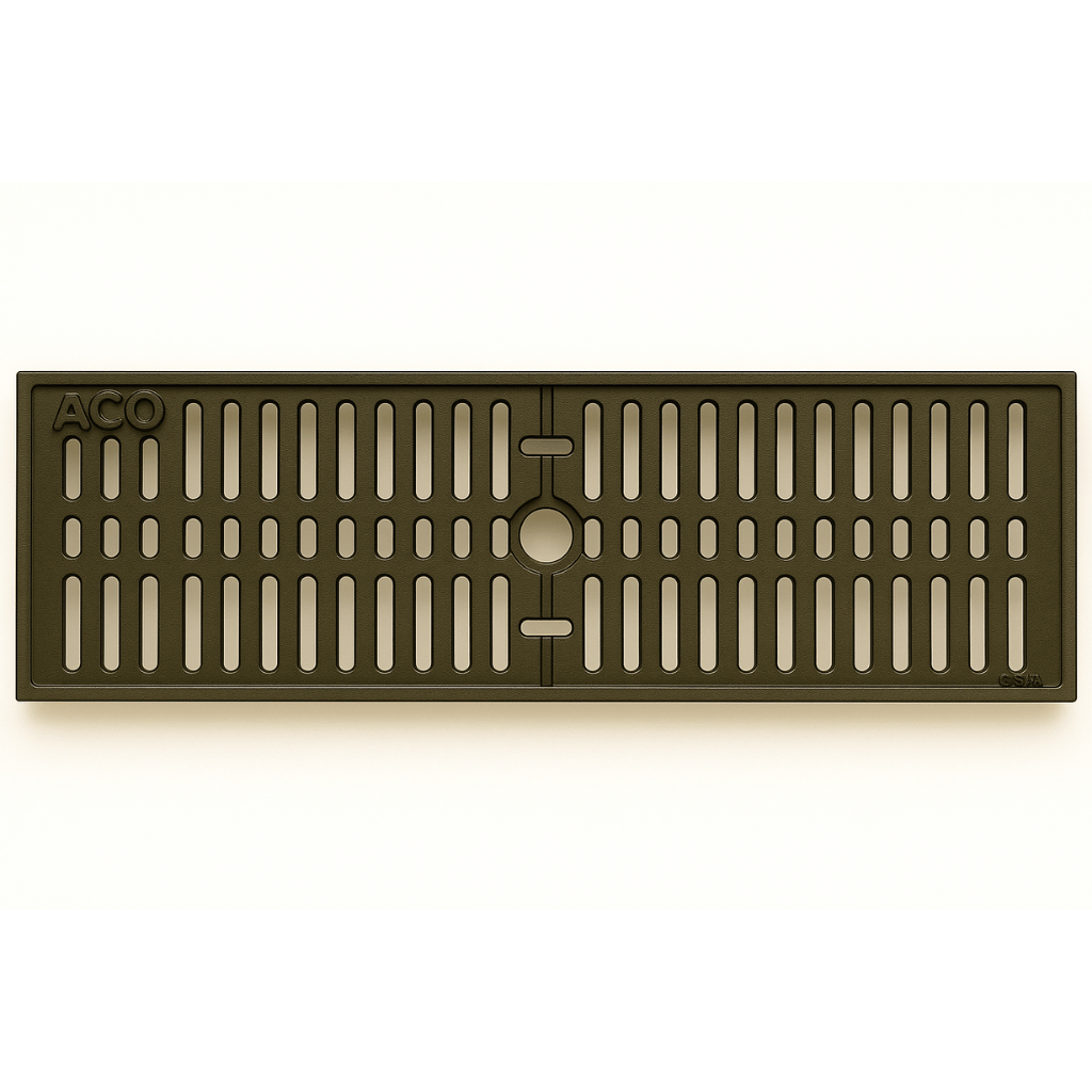 Rejilla KlassikDrain QuickLok™ K200 Tipo 661Q Hierro dúctil ranurado de 1 metro de longitud por Grupo RIVEND Mexico 2